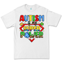 White autism is my superpower Premium Tee - LillyAllenDesigns