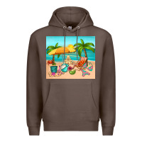 Coffee summer Premium Hoodie - RanaPortraitStore