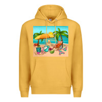 Mustard summer Premium Hoodie - RanaPortraitStore