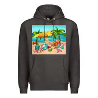 Smoke summer Premium Hoodie - RanaPortraitStore