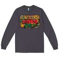 Smoke juneteenth vibes only Long Sleeve Tee - CowGirlArtShop