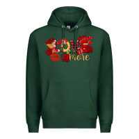 Sports Green love more valentine's day Premium Hoodie - FaDigitalArtStudio