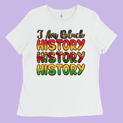 I Am Black History Ladies Tee Designed By Lillyallendesigns