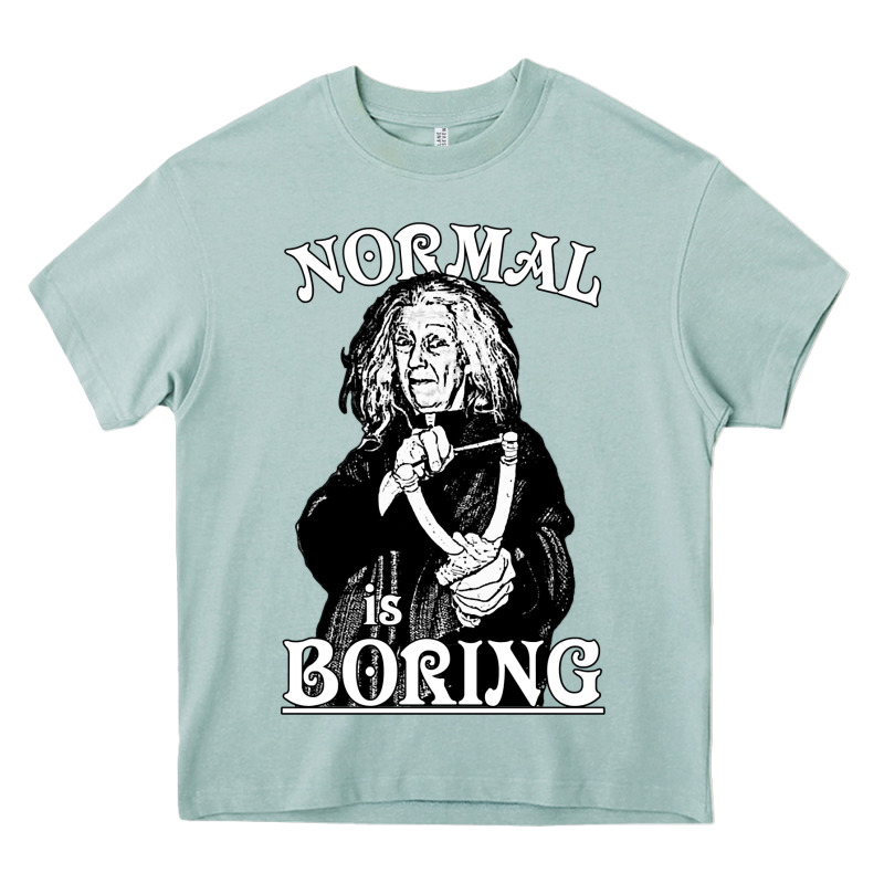 Limited Edition Grandma Addams (frump)- Normal Is Boring Heavy Core Tee by tuanDangUi | Teevron