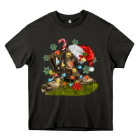 Asphalt Christmas soldier veteran boots Heavy Core Tee - MaliasSmallBusiness