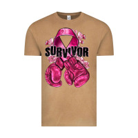 Vintage Camel Survivor Breast Cancer with boxing gloves Vintage Tee - NancyCooperArtShop