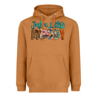 Meerkat Western Just A Little Moody Cow Heavyweight Hoodie - LillyAllenDesigns
