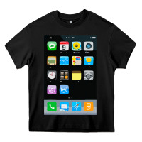 Black cell phone smartphone mobile app halloween costume Heavy Core Tee - tuanDangUi