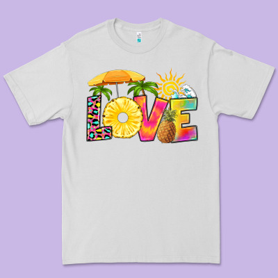 Love Pineapple Premium Tee Designed By Ranaportraitstore
