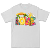 Dove Grey love pineapple Premium Tee - RanaPortraitStore