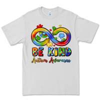 Dove Grey be kind autism awareness infinity symbol Premium Tee - LillyAllenDesigns