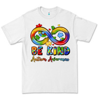 White be kind autism awareness infinity symbol Premium Tee - LillyAllenDesigns