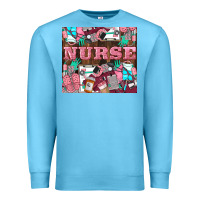 Ocean Blue Nurse Premium Sweatshirt - LillyAllenDesigns
