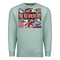 Seafoam Nurse Premium Sweatshirt - LillyAllenDesigns