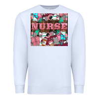 White Nurse Premium Sweatshirt - LillyAllenDesigns