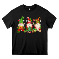 Black christmas gnomes Heavy Core Tee - MaliasSmallBusiness