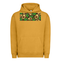 Pigment Peanut Butter avocados with wood and leopard background 11 oz mug Urban Hoodie - BarkalooDesign