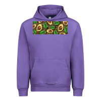 Tulip avocados with wood and leopard background 11 oz mug Urban Hoodie - BarkalooDesign