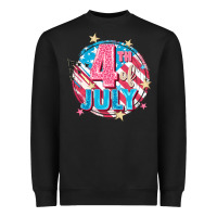 Black 4th of July Heavyweight Sweatshirt - FaDigitalArtStudio