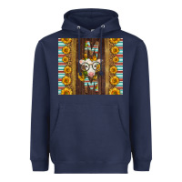 Navy Western Baby Calf Mom Heavyweight Hoodie - LillyAllenDesigns