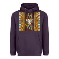Plum Western Baby Calf Mom Heavyweight Hoodie - LillyAllenDesigns