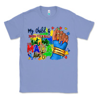 Colony Blue my child is non verbal but his mama aint afro Classic Tee - RanaPortraitStore