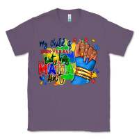 Lavender my child is non verbal but his mama aint afro Classic Tee - RanaPortraitStore