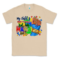 Mushroom my child is non verbal but his mama aint afro Classic Tee - RanaPortraitStore