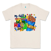 My Child Is Non Verbal But His Mama Aint Afro Classic Tee | Teevron