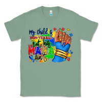 Sage my child is non verbal but his mama aint afro Classic Tee - RanaPortraitStore