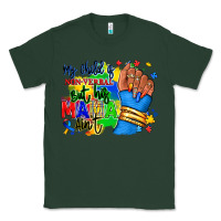 Sports Green my child is non verbal but his mama aint afro Classic Tee - RanaPortraitStore