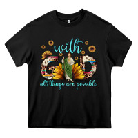 Black with god all things are possible matthew 19 26 Heavy Core Tee - JahusDesignShop