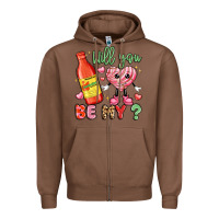 Chestnut will you be my Zipper Hoodie - LillyAllenDesigns