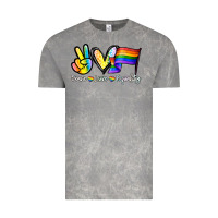 Cloud Rock Peace love equality Vintage Tee - NancyCooperArtShop