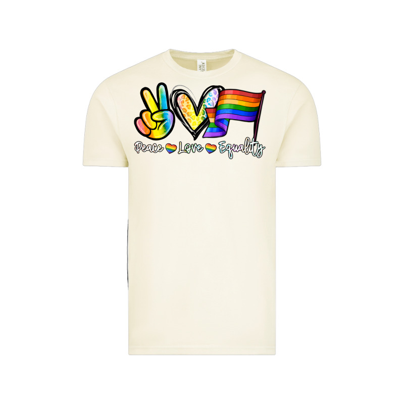 Peace Love Equality Vintage Tee by NancyCooperArtShop | Teevron