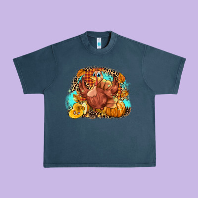 Turkey Pumpkins Urban Heavy Tee Designed By Nancycooperartshop