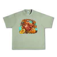Oil Green Turkey pumpkins Urban Heavy Tee - NancyCooperArtShop