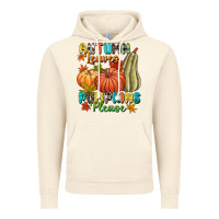 Vintage Artic Autumn leaves pumpkins please Vintage Hoodie - NancyCooperArtShop