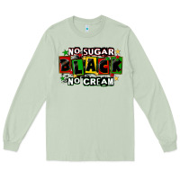 Matcha no sugar no cream black Long Sleeve Tee - CowGirlArtShop