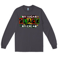 Smoke no sugar no cream black Long Sleeve Tee - CowGirlArtShop