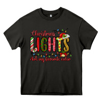 Asphalt christmas lights are my favorite color Heavy Core Tee - MaliasSmallBusiness