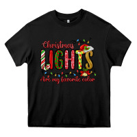 Black christmas lights are my favorite color Heavy Core Tee - MaliasSmallBusiness
