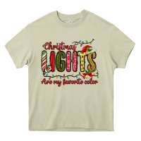Mossy christmas lights are my favorite color Heavy Core Tee - MaliasSmallBusiness