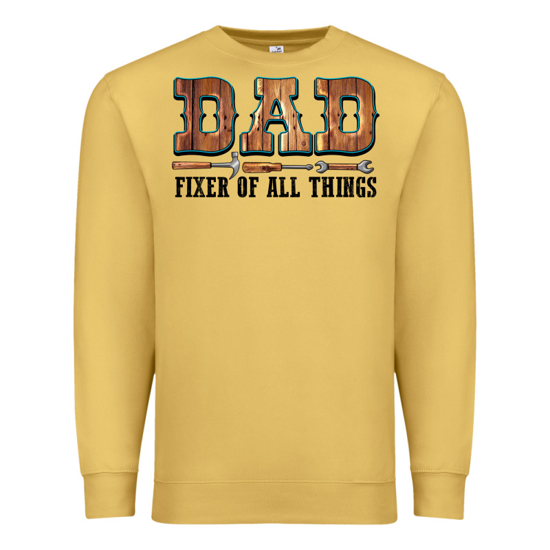Dad Fixer Of All Things Premium Sweatshirt by LillyAllenDesigns | Teevron