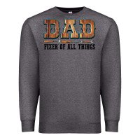 Charcoal Heather Dad Fixer Of All Things Premium Sweatshirt - LillyAllenDesigns