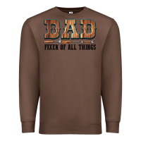 Chestnut Dad Fixer Of All Things Premium Sweatshirt - LillyAllenDesigns