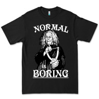 Black Limited Edition Grandma Addams (Frump)- Normal Is Boring Premium Tee - tuanDangUi