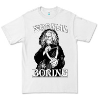 White Limited Edition Grandma Addams (Frump)- Normal Is Boring Premium Tee - tuanDangUi