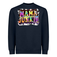 Navy Mama junkie Mother's Day Heavyweight Sweatshirt - FaDigitalArtStudio
