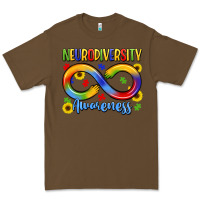 Cacao neurodiversity awareness Premium Tee - LillyAllenDesigns